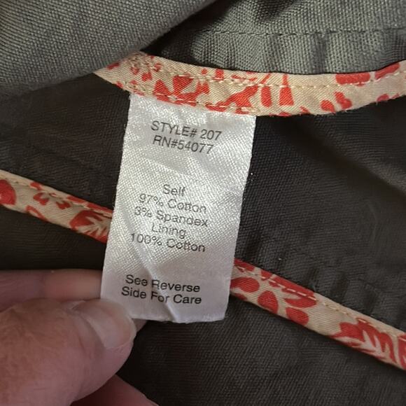 CAbi | Olive Green Jacket Size S - Picture 7 of 11